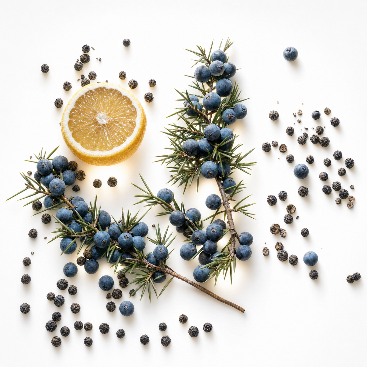 Opens - Juniper, Bitter Orange, Black Pepper