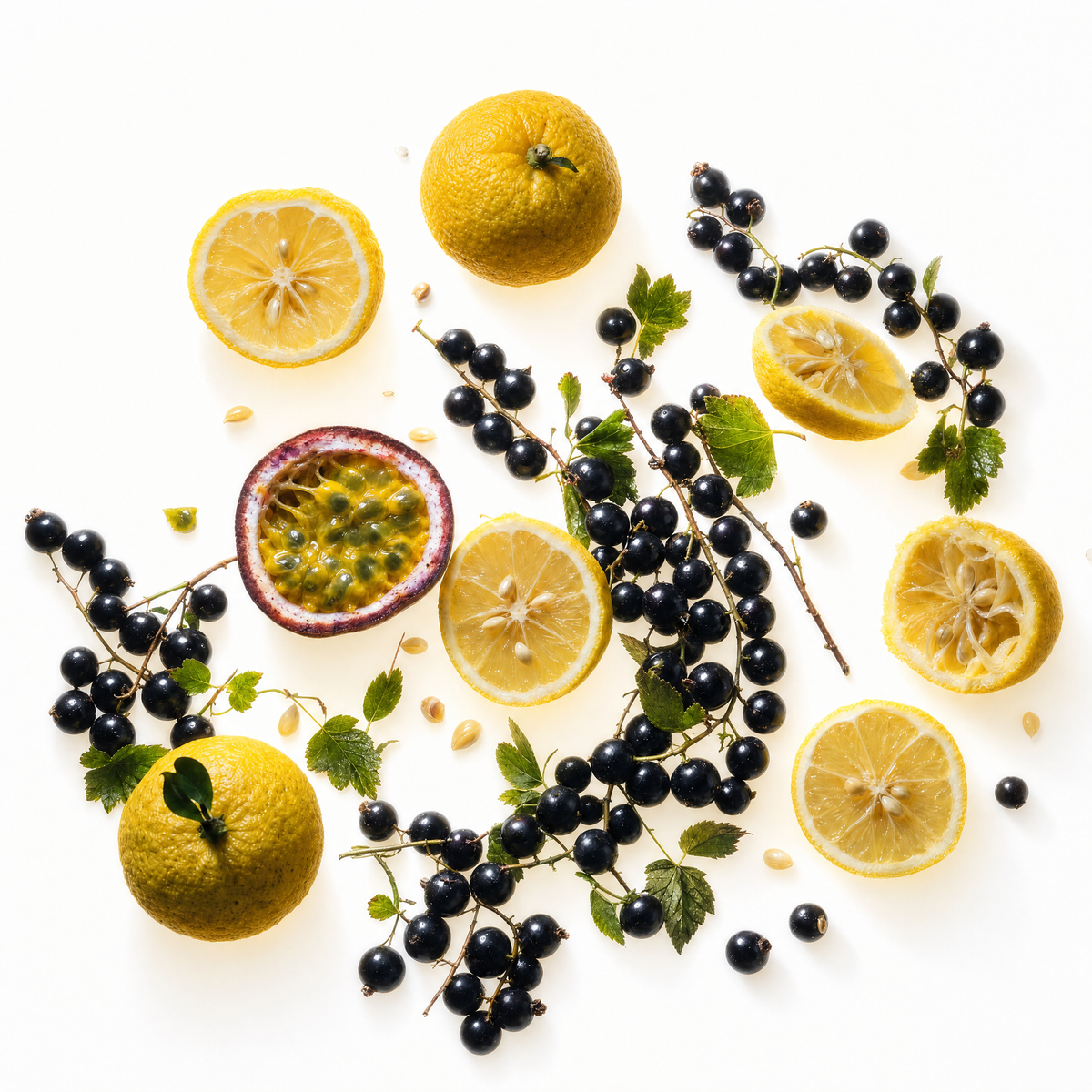 Opens - Yuzu, Black Currant, Passionfruit