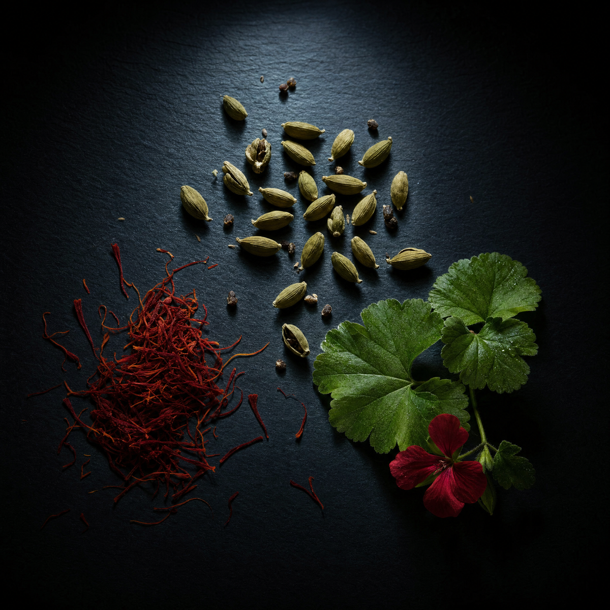 Turns - Cardamom, Saffron, Geranium