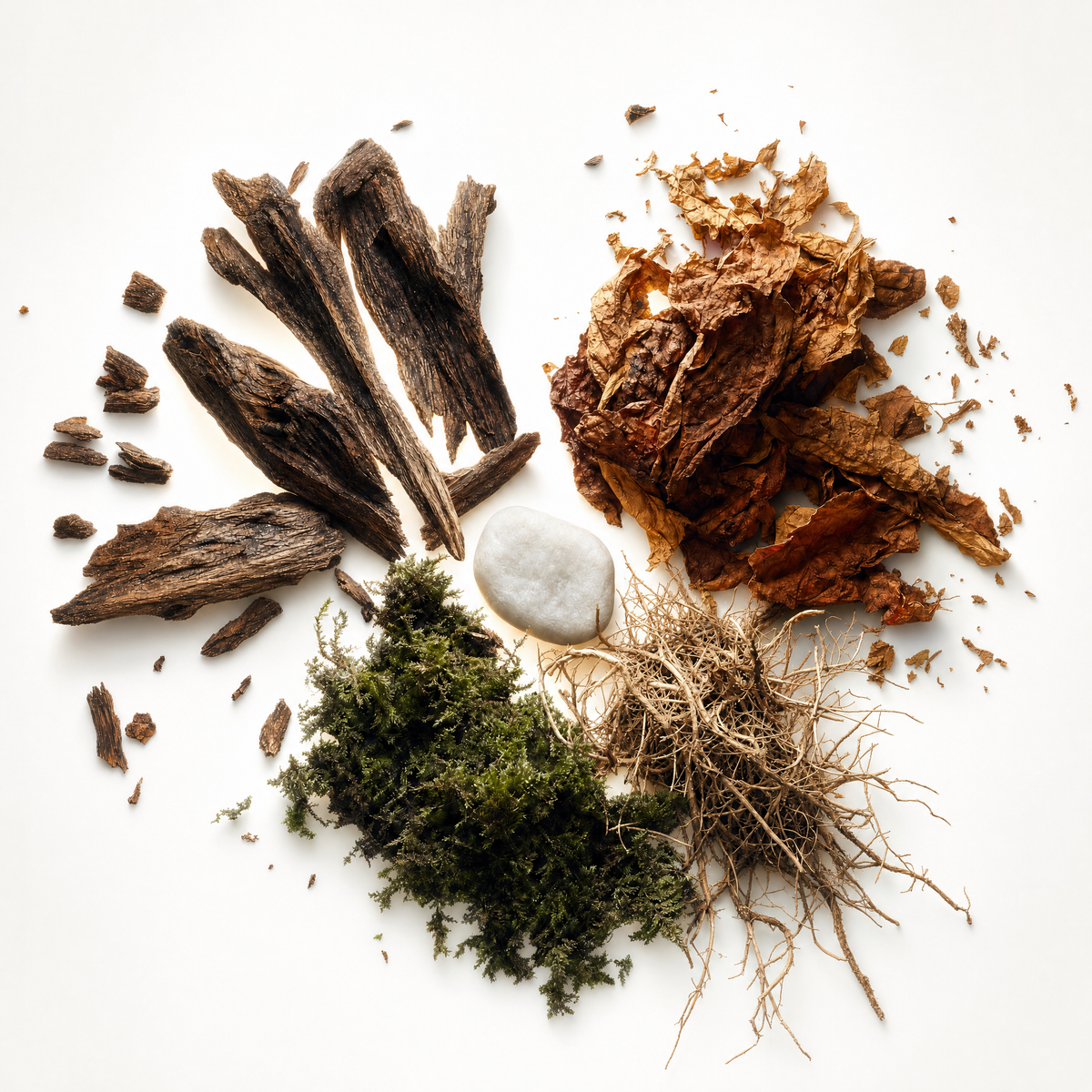 Base - Oud, Tobacco & Musk, Vetiver & Moss