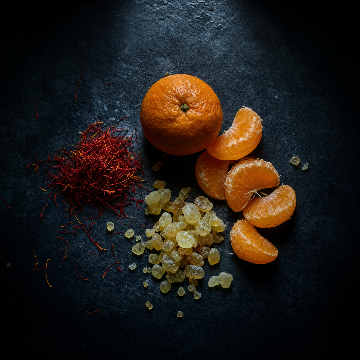 Top - Saffron, Mandarin, Frankincense