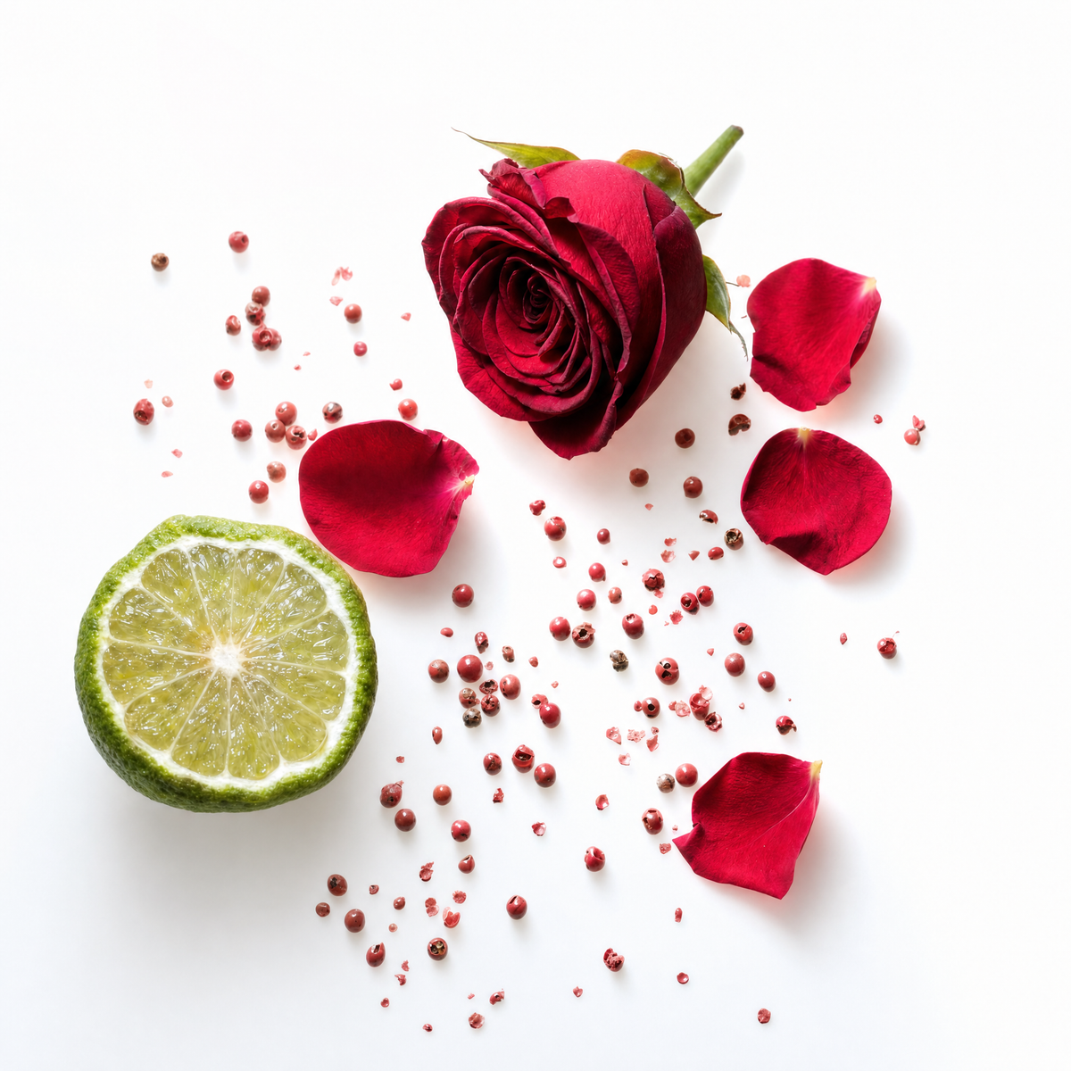 Opens - Bergamot, Turkish Rose, Pink Pepper